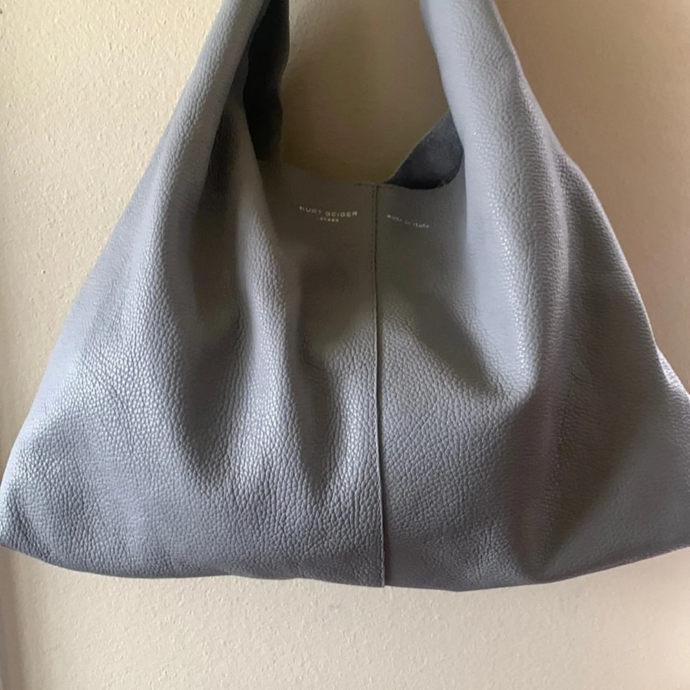 Kurt Geiger London Violet Leather Hobo Bag